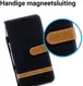 Samsung Galaxy A7 (2018) Jeans Portemonnee Hoesje Zwart afbeelding 6