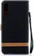 Samsung Galaxy A7 (2018) Jeans Portemonnee Hoesje Zwart afbeelding 8
