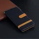 Samsung Galaxy A7 (2018) Jeans Portemonnee Hoesje Zwart afbeelding 14