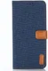 Huawei Mate 20 Pro Jeans Portemonnee Hoesje Donker Blauw afbeelding 1