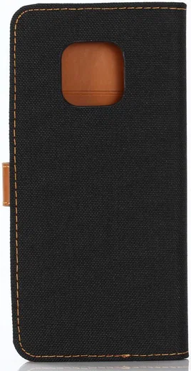 Huawei Mate 20 Pro Jeans Portemonnee Hoesje Zwart afbeelding 5