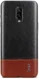 OnePlus 6T Back Cover met Lederen Coating Zwart / Bruin afbeelding 3