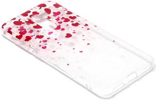 Xiaomi Pocophone F1 TPU Backcover met Hartjes Print afbeelding 3