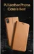 X-Level Flip Hoesje met Kaarthouder Apple iPhone XS Max Rood afbeelding 4