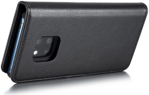Huawei Mate 20 Pro Echt Leren 2-in-1 Portemonnee Hoesje Zwart afbeelding 7