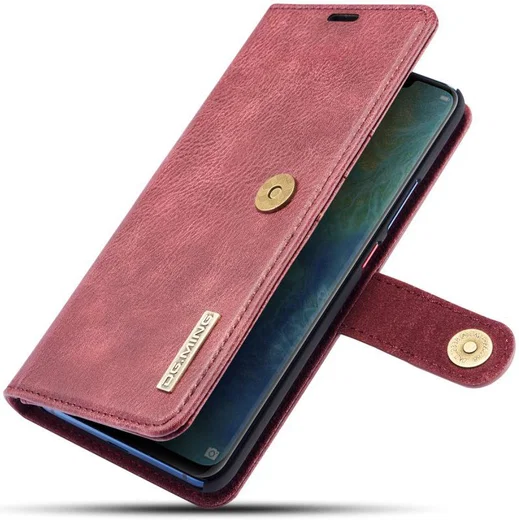 Huawei Mate 20 Pro Echt Leren 2-in-1 Portemonnee Hoesje Rood afbeelding 12