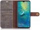 Huawei Mate 20 Echt Leren 2-in-1 Portemonnee Hoesje Grijs afbeelding 8