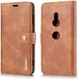 Sony Xperia XZ3 Echt Leren 2-in-1 Portemonnee Hoesje Bruin afbeelding 6