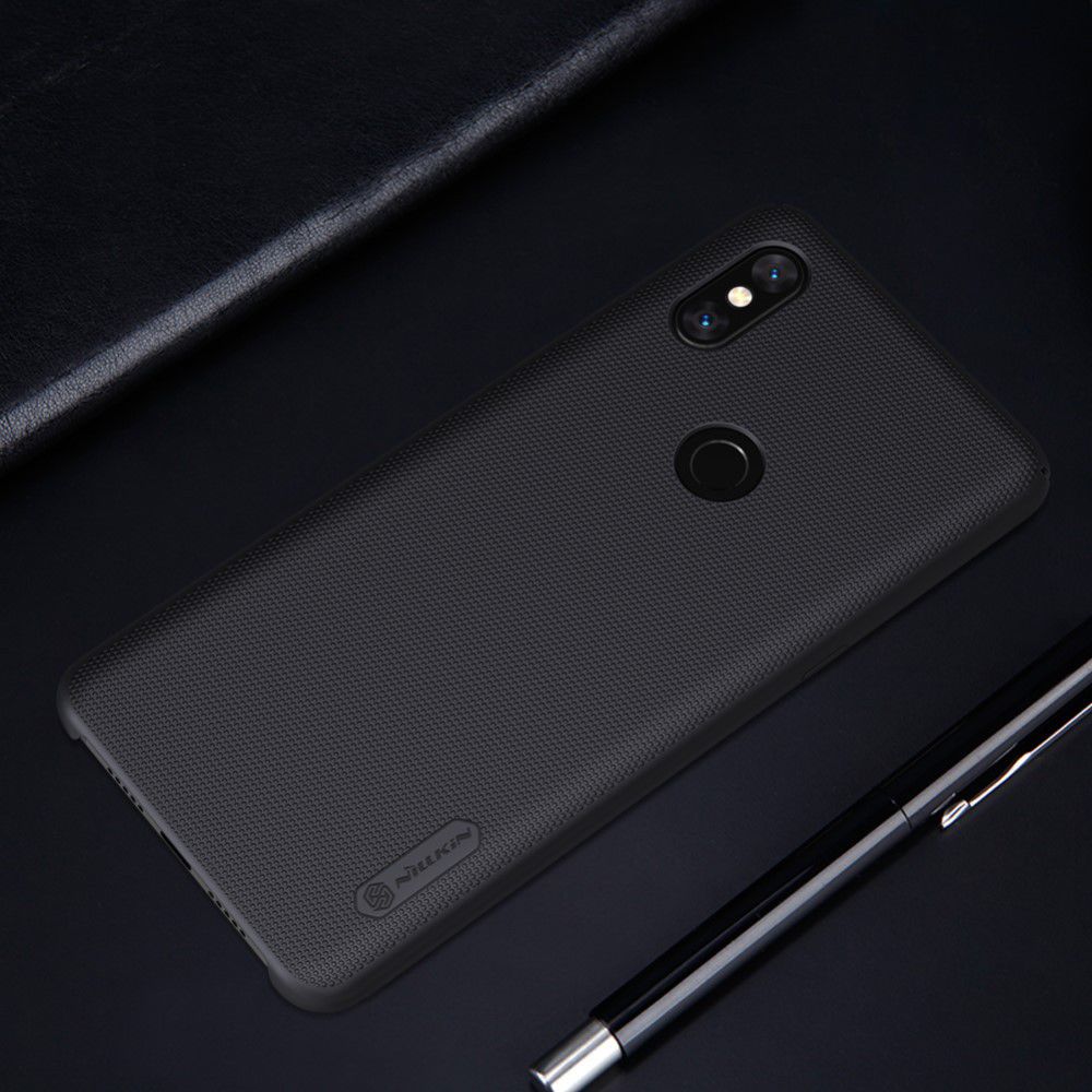 Nillkin Super Frosted Shield Case Xiaomi Mi Mix 3 Zwart afbeelding 8