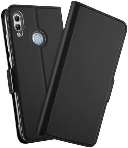 Huawei P Smart (2019) Luxe Portemonnee Hoesje Zwart afbeelding 1