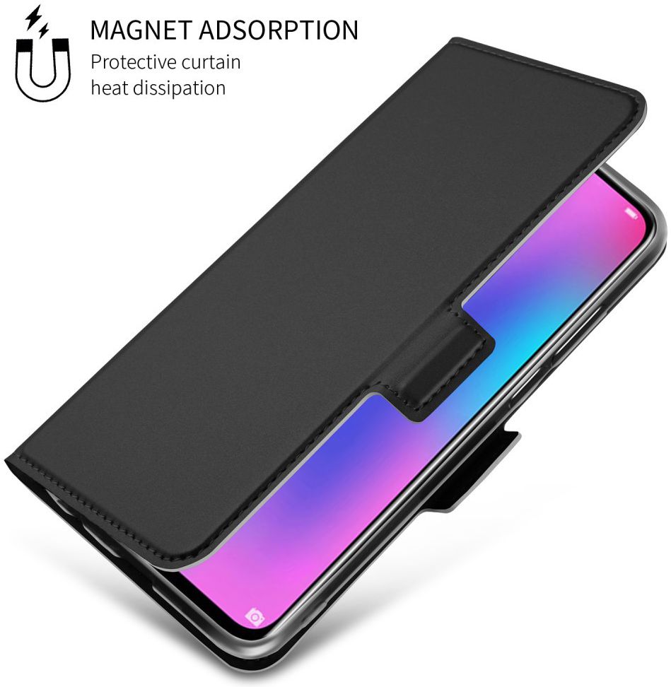 Huawei P Smart (2019) Luxe Portemonnee Hoesje Zwart afbeelding 3