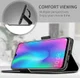 Huawei P Smart (2019) Luxe Portemonnee Hoesje Zwart afbeelding 5