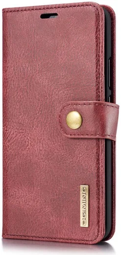 Huawei Mate 20 Lite Echt Leren 2-in-1 Portemonnee Hoesje Rood afbeelding 8