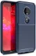 Motorola Moto G7 Siliconen Carbon Hoesje Blauw afbeelding 1