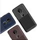 Motorola Moto G7 Siliconen Carbon Hoesje Blauw afbeelding 4