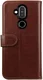 Rosso Element Nokia 5.1 Plus Hoesje Book Cover Bruin afbeelding 4