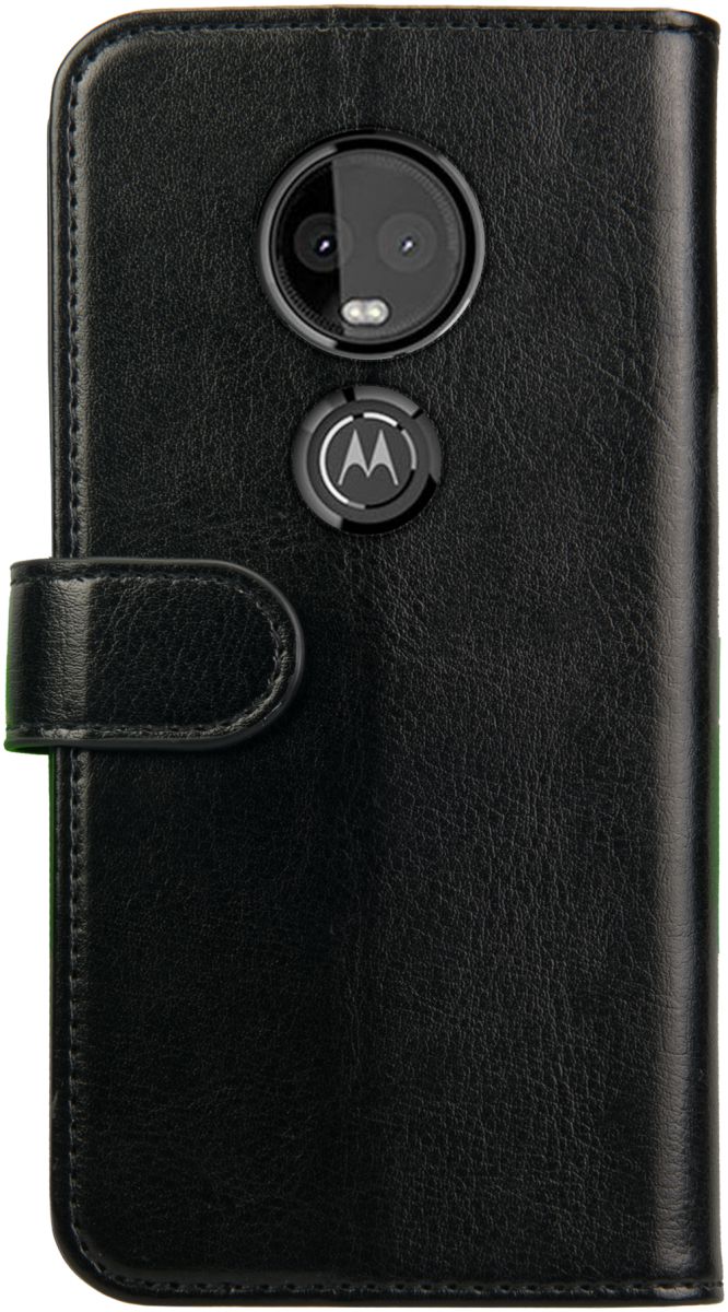 Rosso Element Motorola Moto G7 Hoesje Book Cover Zwart afbeelding 2