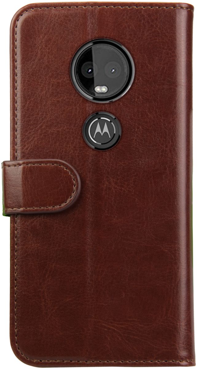 Rosso Element Motorola Moto G7 Hoesje Book Cover Bruin afbeelding 5