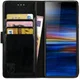 Rosso Element Sony Xperia 10 Plus Hoesje Book Cover Zwart afbeelding 1