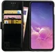 Rosso Element Samsung Galaxy S10E Hoesje Book Cover Zwart afbeelding 1