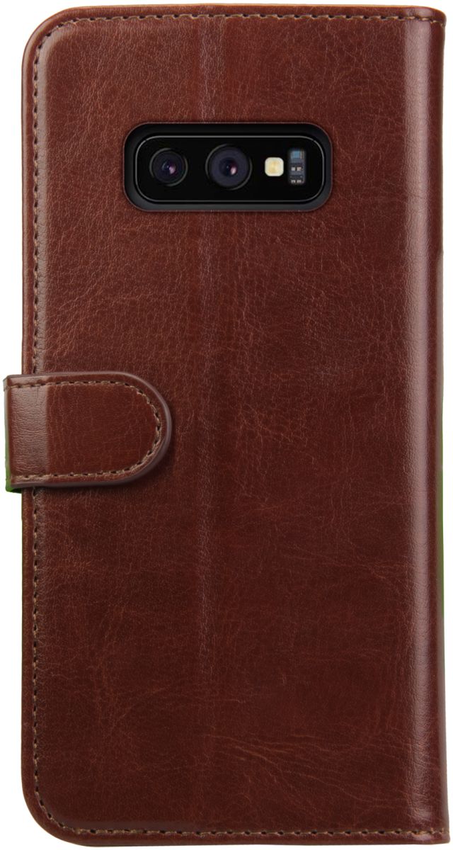 Rosso Element Samsung Galaxy S10E Hoesje Book Cover Bruin afbeelding 2