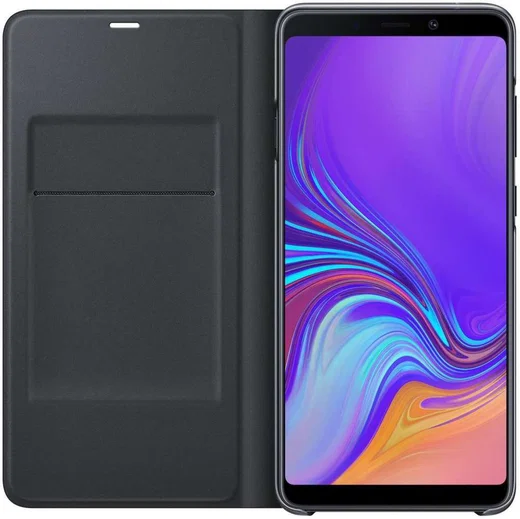 Samsung Galaxy A9 (2018) Wallet Cover Zwart afbeelding 2
