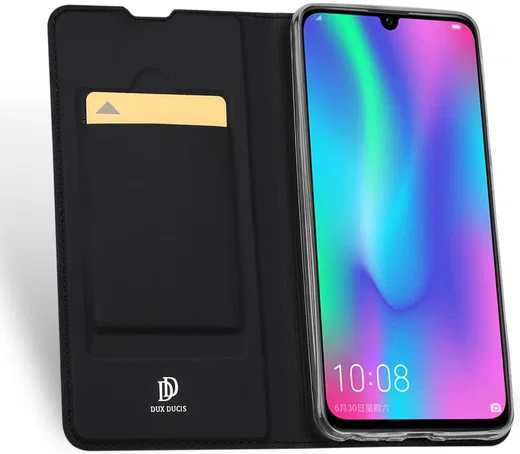 Dux Ducis Book Case Huawei P Smart (2019) Hoesje Zwart afbeelding 2