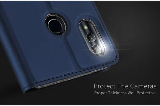 Dux Ducis Book Case Huawei P Smart (2019) Hoesje Blauw afbeelding 7