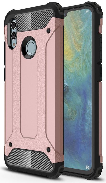 Huawei P Smart (2019) Hybride Hoesje Roze Goud afbeelding 1