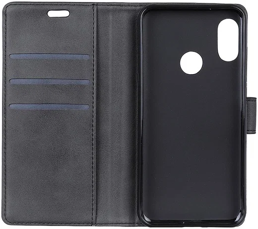 Huawei P Smart (2019) Matte Portemonnee Hoesje Zwart afbeelding 5
