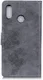 Huawei P Smart (2019) Retro Portemonnee Hoesje Grijs afbeelding 4