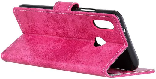 Huawei P Smart (2019) Retro Portemonnee Hoesje Roze afbeelding 6