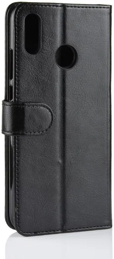 Huawei P Smart (2019) Stijlvol Portemonnee Hoesje Zwart afbeelding 6