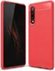 Huawei P30 Geborsteld TPU Hoesje Rood afbeelding 1
