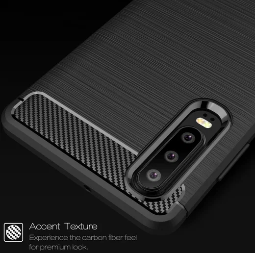 Huawei P30 Geborsteld TPU Hoesje Rood afbeelding 9
