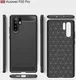 Huawei P30 Pro Geborsteld TPU Hoesje Blauw afbeelding 9