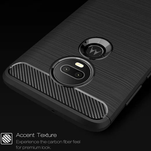 Motorola Moto G7 Geborsteld TPU Hoesje Grijs afbeelding 9