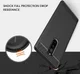 Sony Xperia 1 Geborsteld TPU Hoesje Zwart afbeelding 4