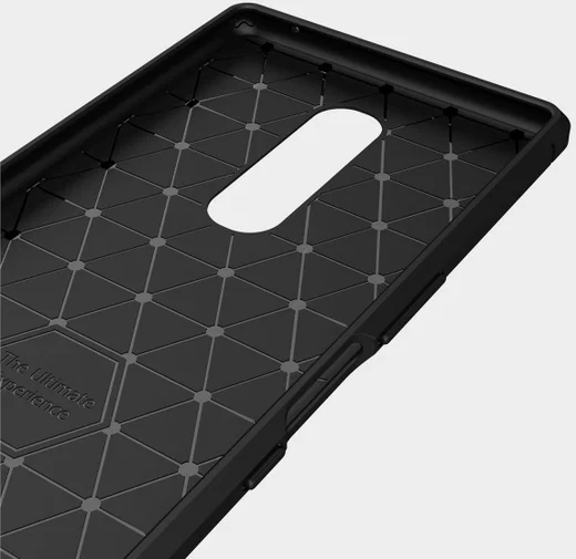 Sony Xperia 1 Geborsteld TPU Hoesje Zwart afbeelding 7