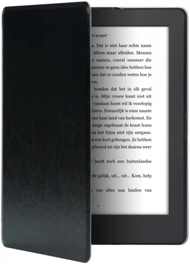 Kobo Aura H2O Edition 2 (2017) Hoesje Book Case Zwart afbeelding 1