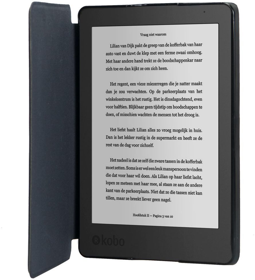Kobo Aura Edition 2 Hoesje Book Case Zwart afbeelding 4