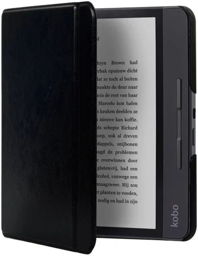 Kobo Forma Hoesje Book Case Zwart afbeelding 1