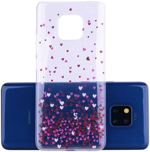 Huawei Mate 20 Pro TPU Hoesje met Print Hartjes afbeelding 3