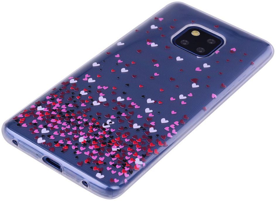 Huawei Mate 20 Pro TPU Hoesje met Print Hartjes afbeelding 5