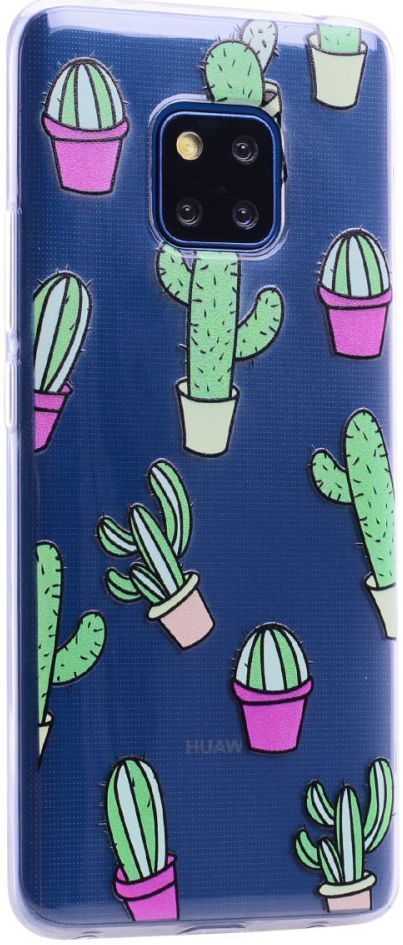 Huawei Mate 20 Pro TPU Hoesje met Print Cactus afbeelding 5