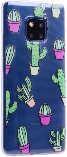 Huawei Mate 20 Pro TPU Hoesje met Print Cactus afbeelding 5