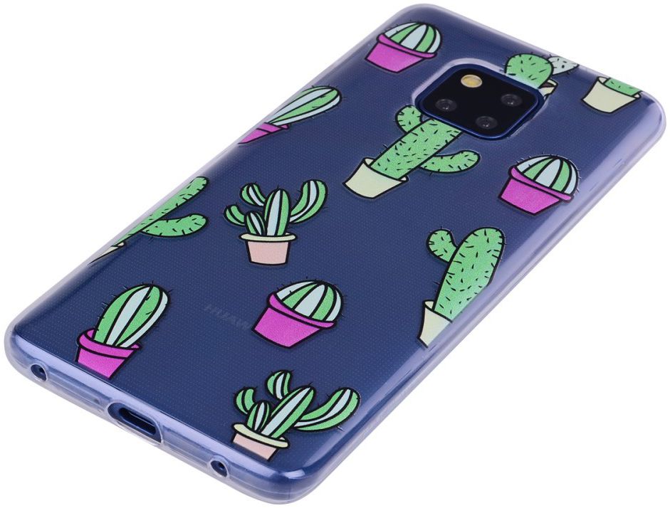 Huawei Mate 20 Pro TPU Hoesje met Print Cactus afbeelding 6