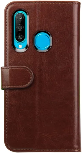 Rosso Element Huawei P30 Lite Hoesje Book Cover Bruin afbeelding 5