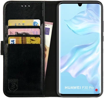 Rosso Element Huawei P30 Pro (New Edition) Hoesje Book Cover Zwart