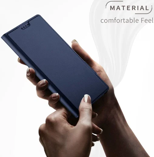 Sony Xperia 10 Plus Luxe Portemonnee Hoesje Blauw afbeelding 4